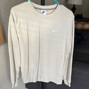 Nike Beige Crewneck Sweatshirt